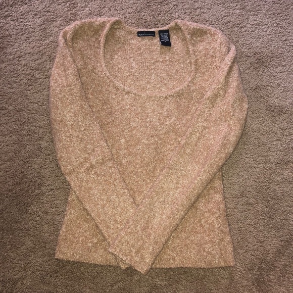 Khaki color stretchy sweater - Picture 1 of 1
